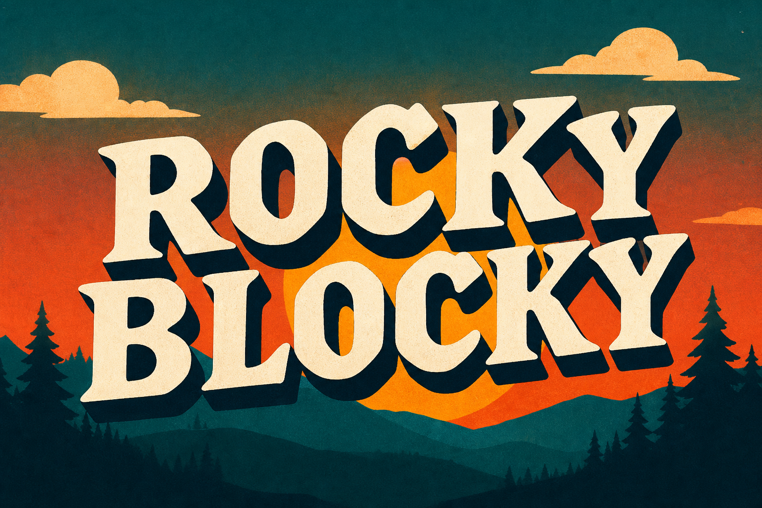 RockyBlockyHeavy style reference