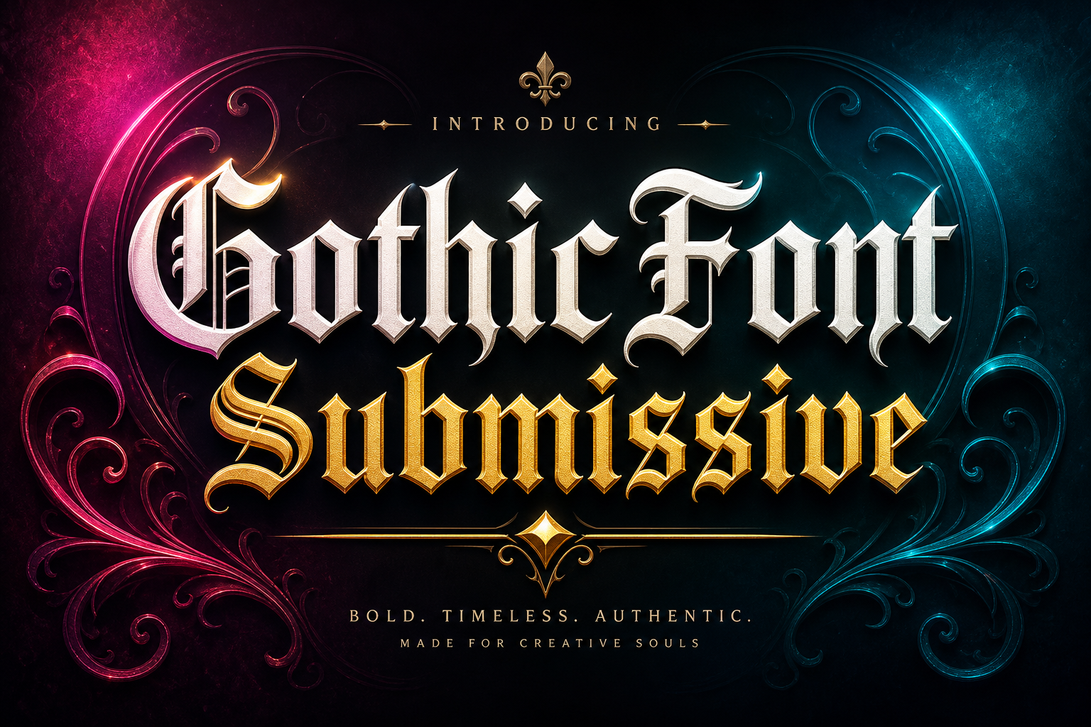 GothicFontSubmissive Decorative font preview